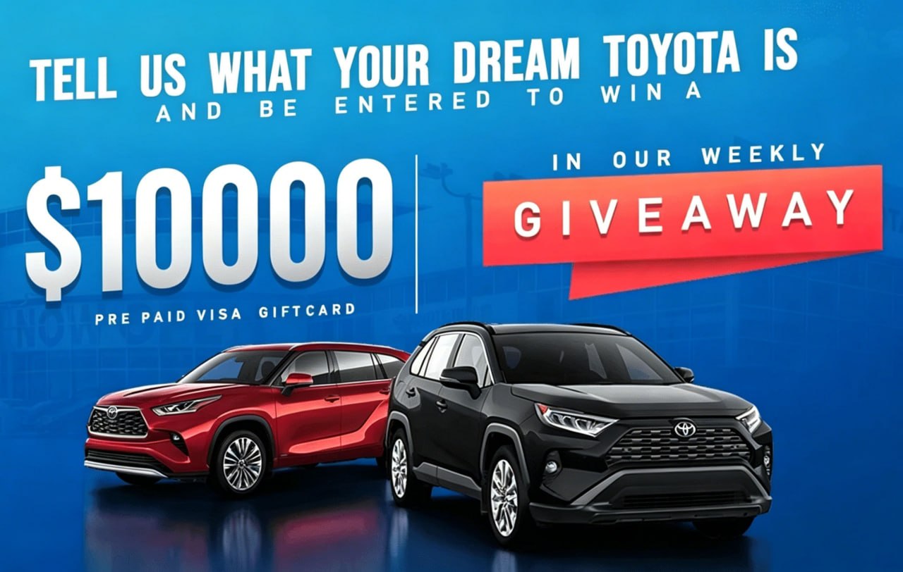 Toyota Giveaway prize reveal
